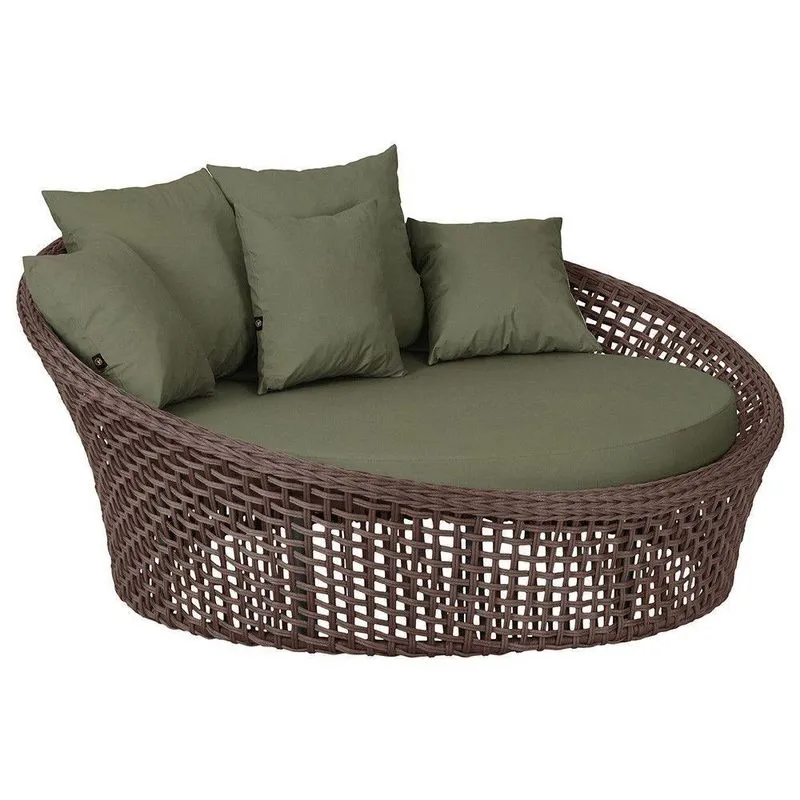 Chaise Hungria Pintura Preta Corda Náutica E13 Trama Marrom