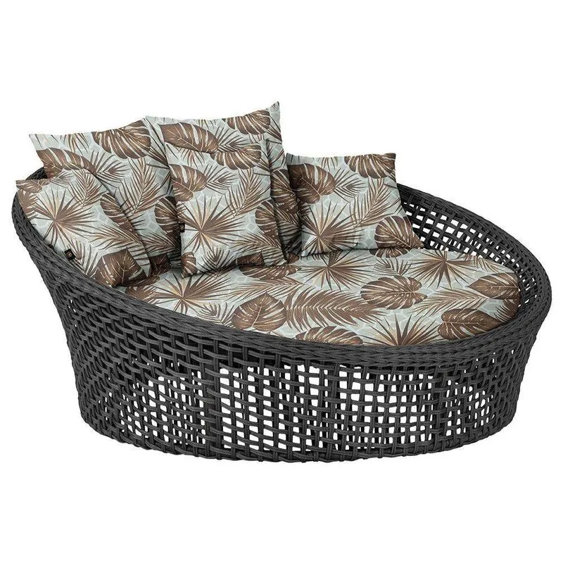 Chaise Hungria Pintura Preta Corda Náutica E6 Trama Original Preto