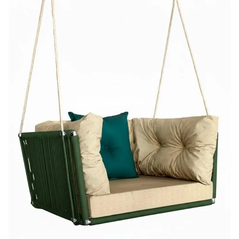 Balanço Dinamarca Para Jardim E Área Externa Trama Original Verde Musgo - Trama