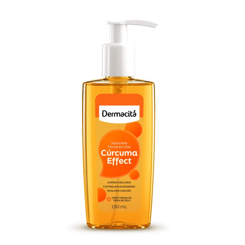 Sabonete Facial em Gel Cúrcuma Effect Dermacitá 150ml