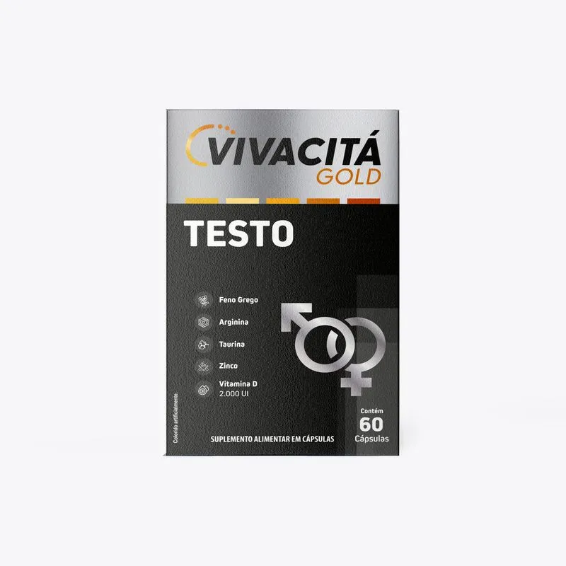 Testo Vivacitá Gold 60 Cápsulas