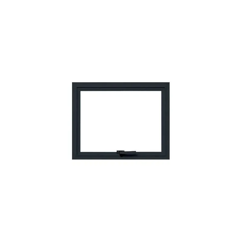 Janela Maxim-ar Vidro Segurança 6cm 60cm X 80cm Fábrica Do Alumínio Preto