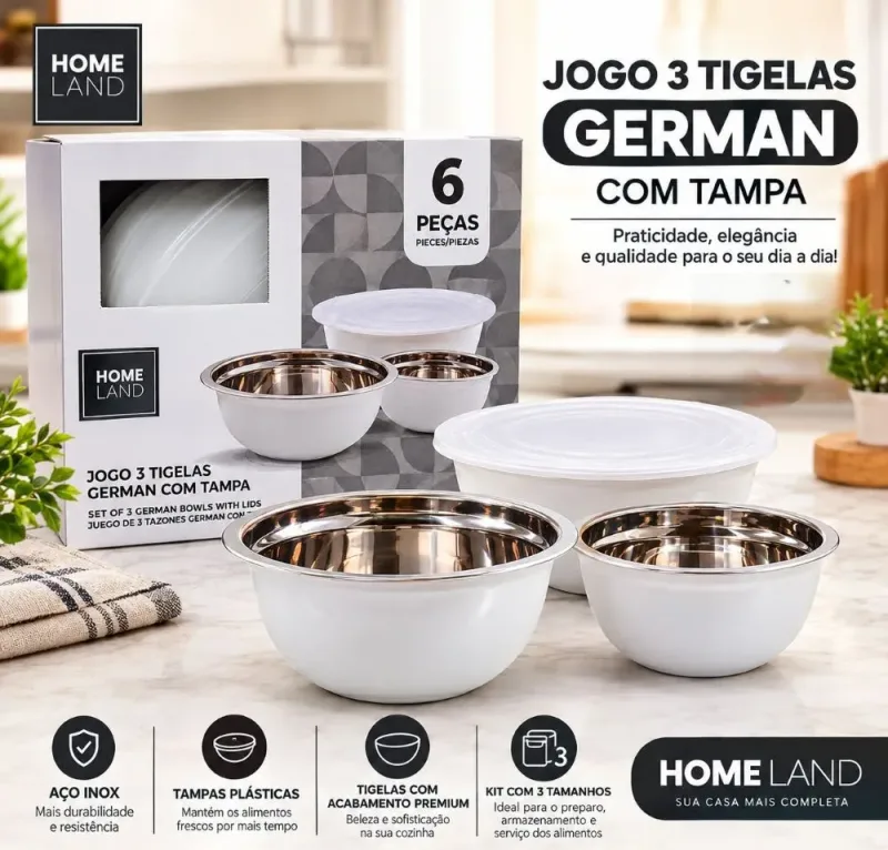 Jg 3 Tigelas German c/Tampa