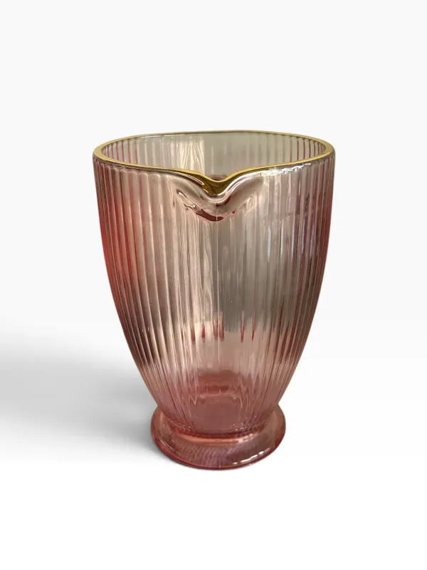 Jarra Cameratta Com Borda Rosa Coral