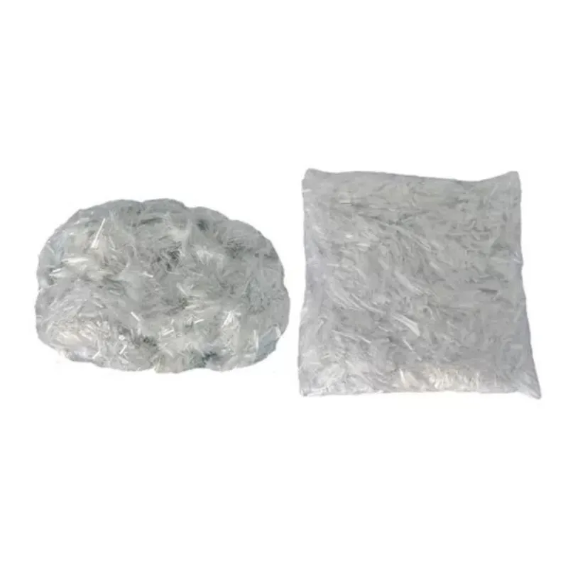 (1 Kg) De Fibra De Vidro Picada Para Concreto E Reboco