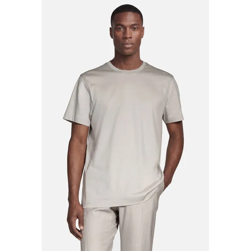 Camiseta Manga Curta Silk Blend Modal Areia - G