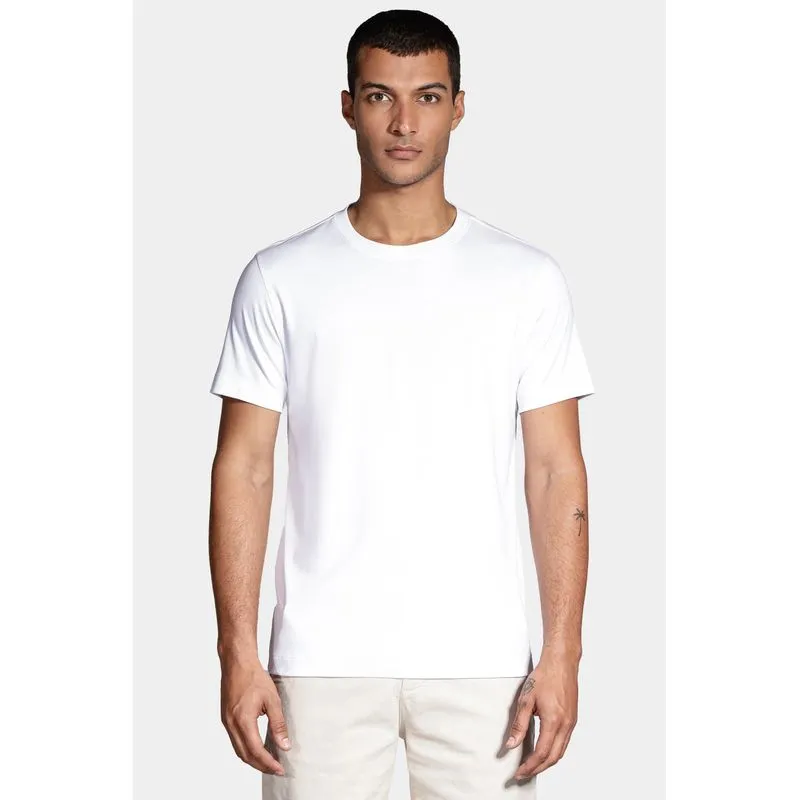 Camiseta Manga Curta Interlock Pima Branco - P