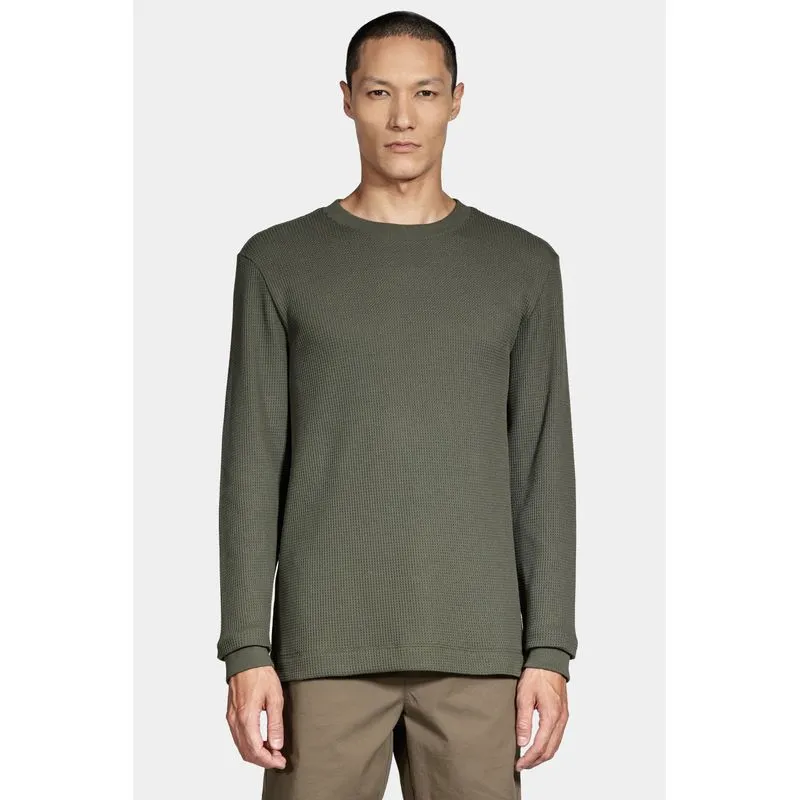 Moletom Wafle Sweatshirt Verde Pantano - P