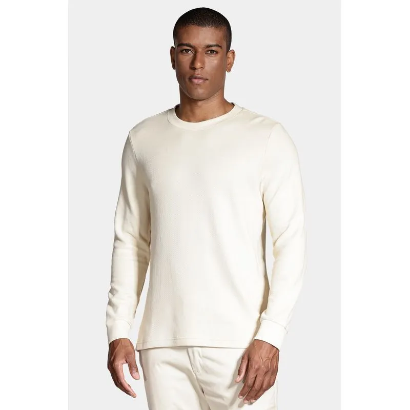 Camiseta Manga Longa Textura Areia - P