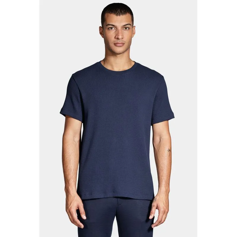 Camiseta Wafle Azul Marinho - XGG