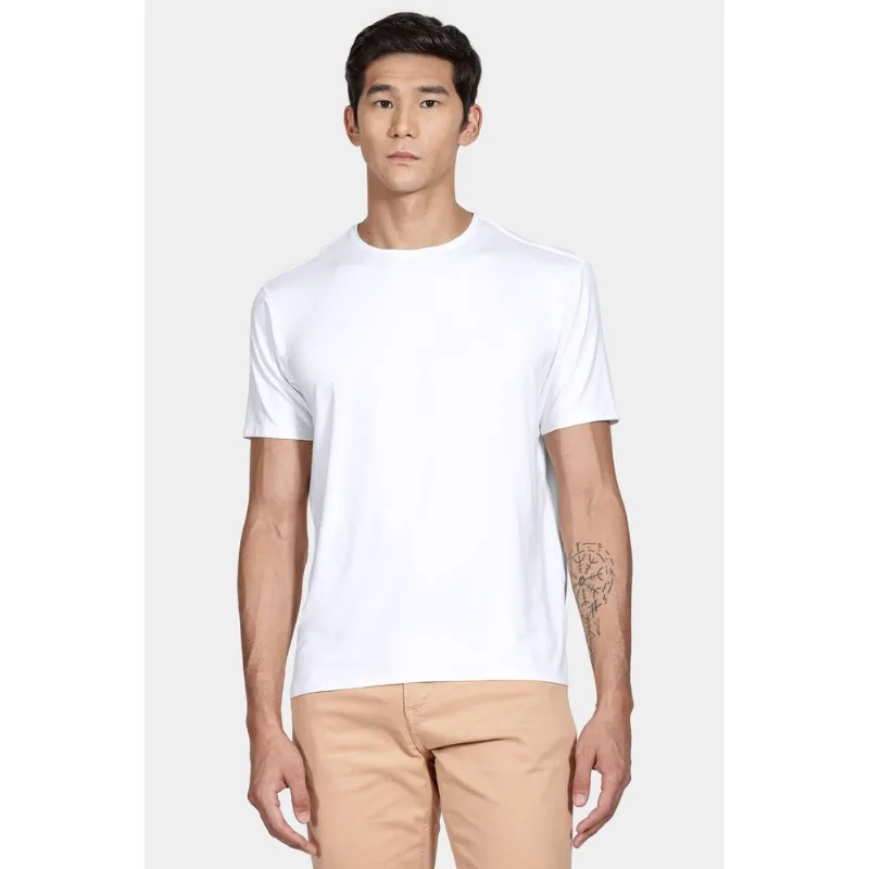 Camiseta Manga Curta Viscolycra Branco - GG