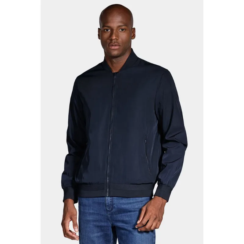 Jaqueta Bomber Nylon Liquid Repeller Marinho - P