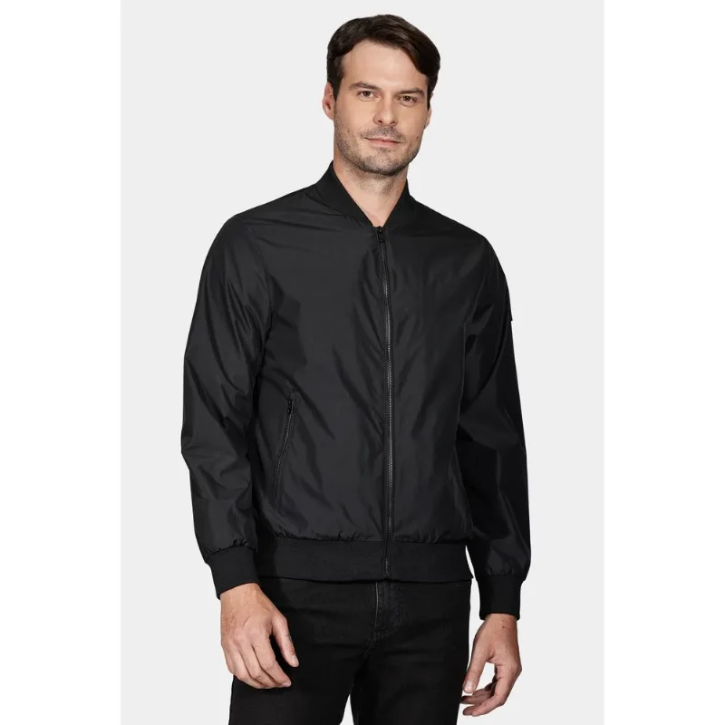 Jaqueta Bomber Nylon Preto - M