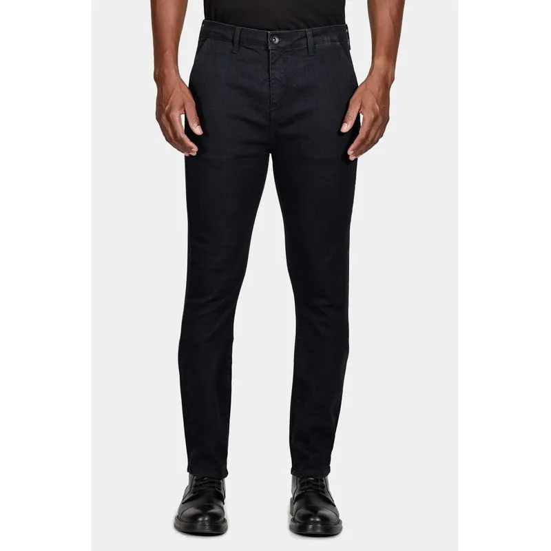 Calça Chino Jeans Slim Black Preto - 40
