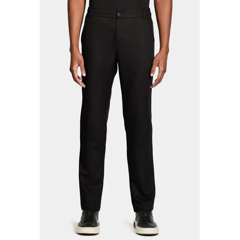 Calça Chino Clássica Slim Travel Preto - 46