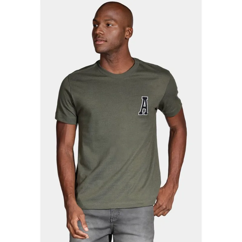 Camiseta Manga Curta Rugby Verde Militar - P