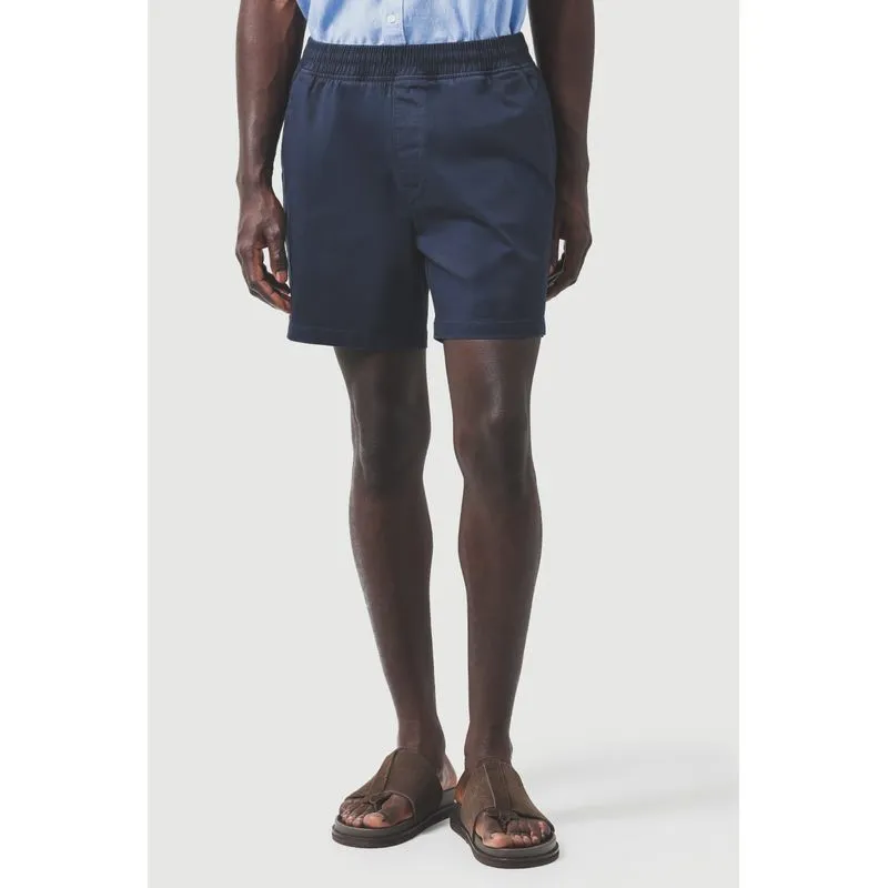 Shorts Elástico Color Sarjado Marinho - G