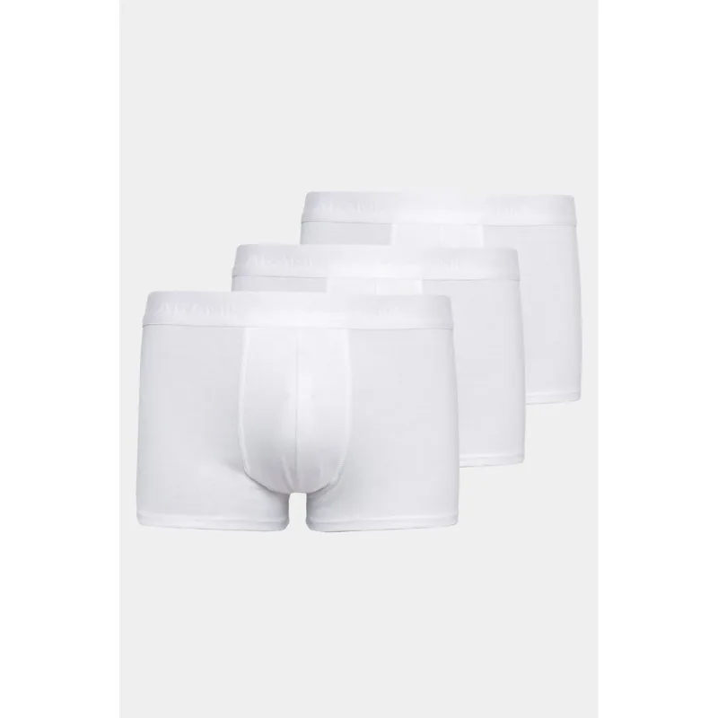 Kit 3 Cuecas Neo Boxer Cotton Branco - M