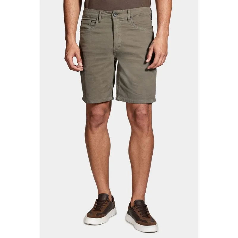 Bermuda Color Moletom Verde Militar - 38