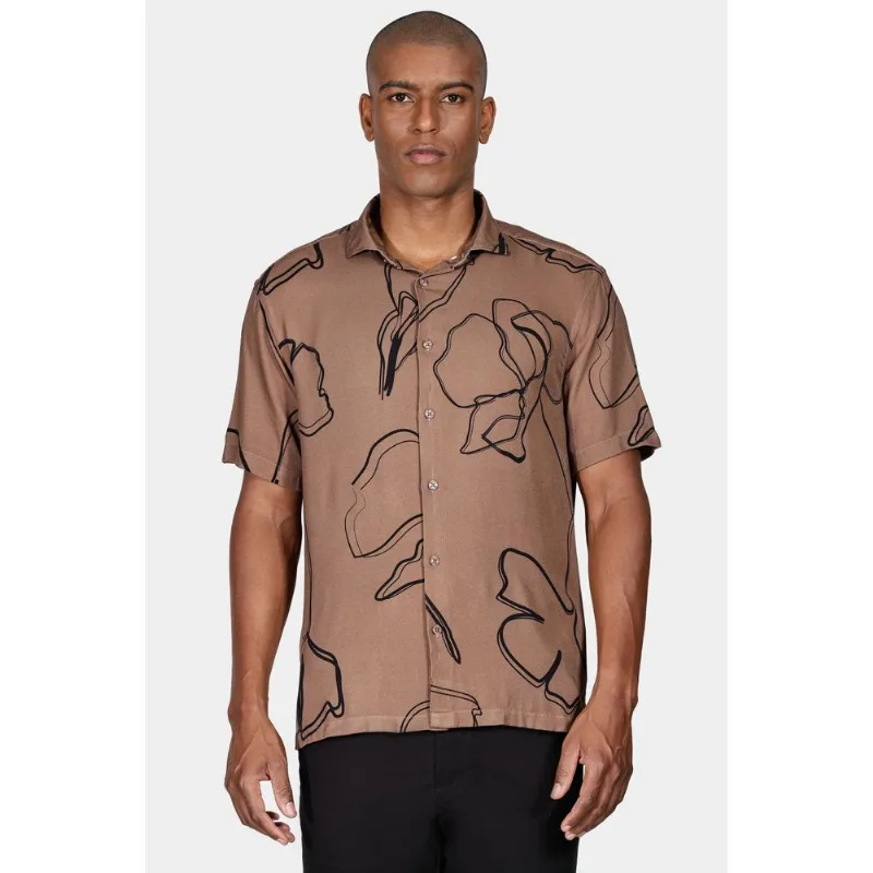 Camisa Regular Viscose Floral Castor - G