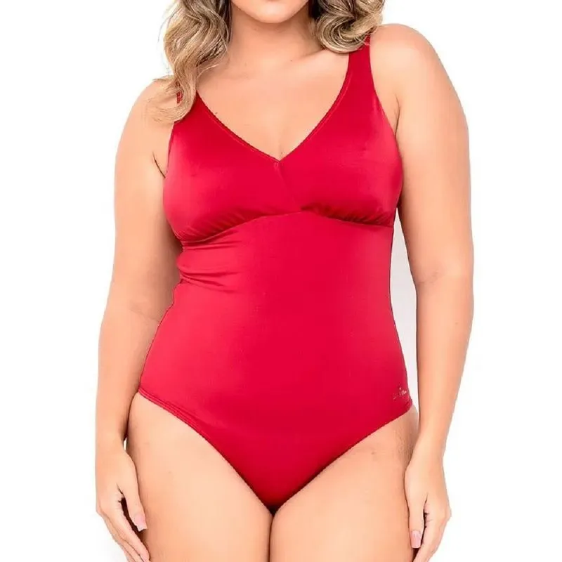 Maiô Classic Liso Zero Barriga Dilady - Banho De Mar 6015401