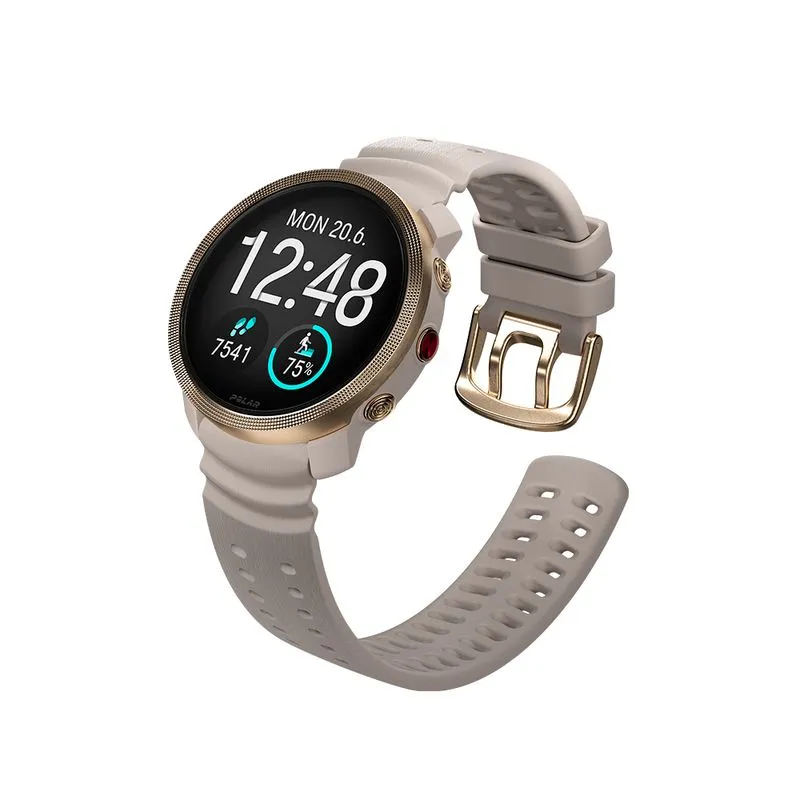 Smartwatch Polar Vantage M3 com 1,28", Pulseira de Silicone, Bluetooth e 37MB
