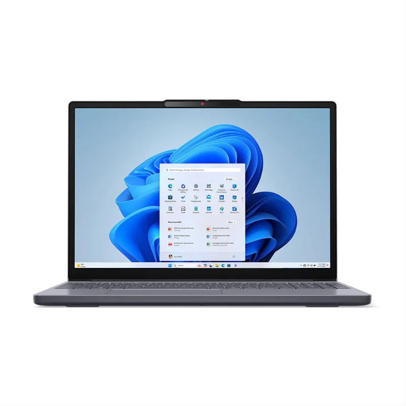 Notebook Lenovo, Intel Core i3 100U, 8GB, 256GB SSD, Tela de 15,3", IdeaPad Slim 3 15IRU10, Cinza - 83NU0000BR