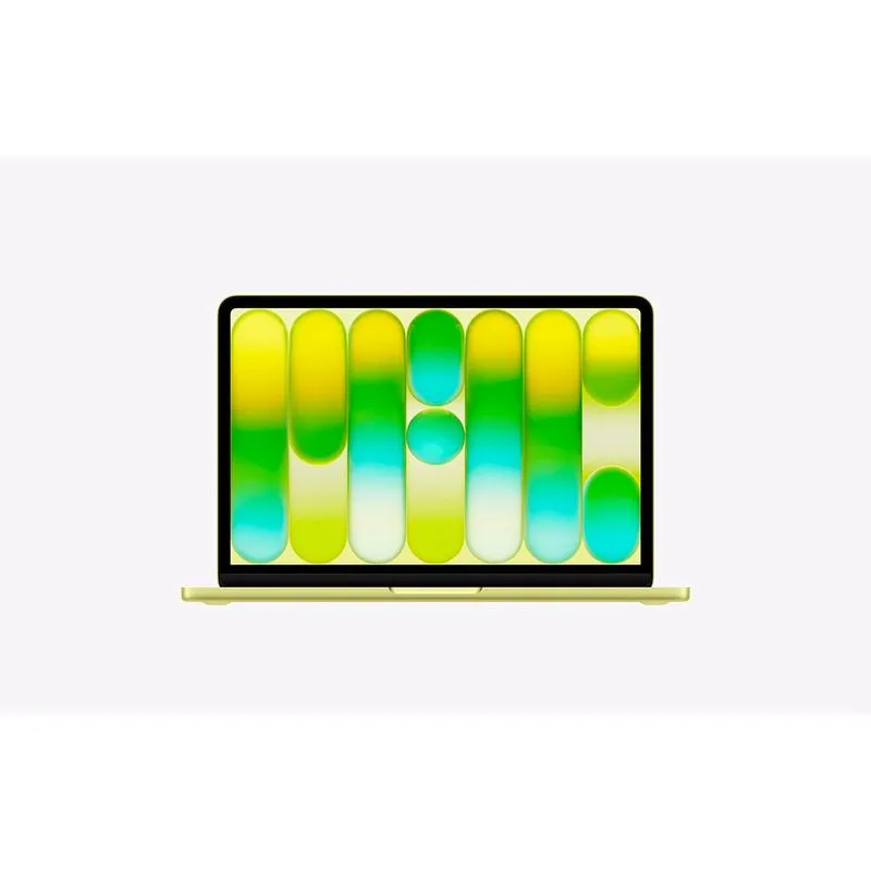 MacBook Neo de 13 polegadas Chip A18 Pro, CPU de 6 núcleos, GPU de 5 núcleos, 512GB Touch ID - Amarelo-cítrico