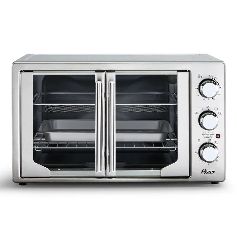 Forno e Fritadeira sem Óleo Oster 2 em 1 French Door 42 Litros - TSSTTVFDMAF