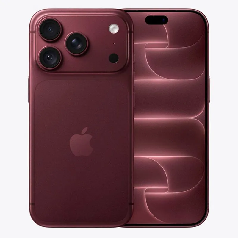 iPhone 18 Pro Apple (1TB) Bordô, Tela de 6,3", 5G e Sistema de Câmera Fusion Pro de 48MP