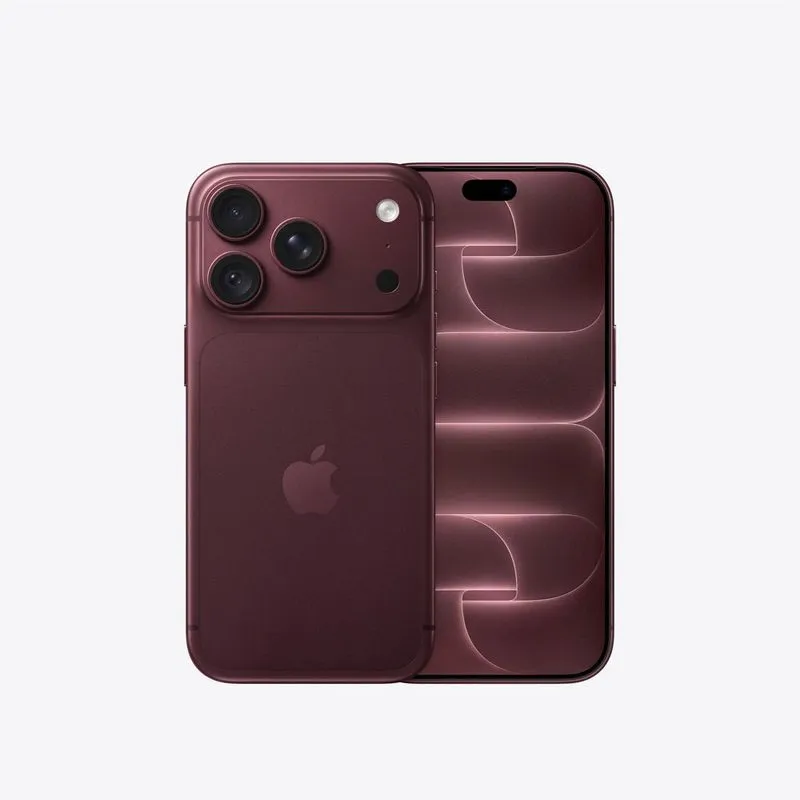 iPhone 18 Pro (2TB) Bordô com Tela de 6,3", 5G e Sistema de Câmera Fusion Pro de 48MP