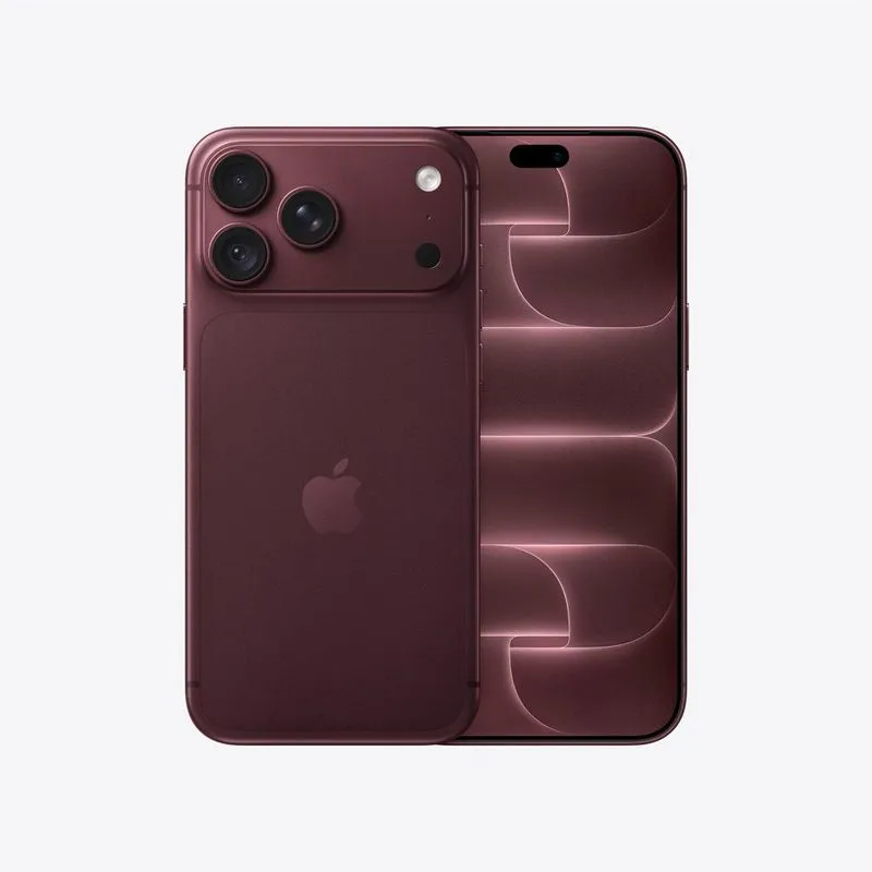 iPhone 18 Pro Max Apple (2TB) Bordô, Tela de 6,9", 5G e Sistema de Câmera Fusion Pro de 48MP