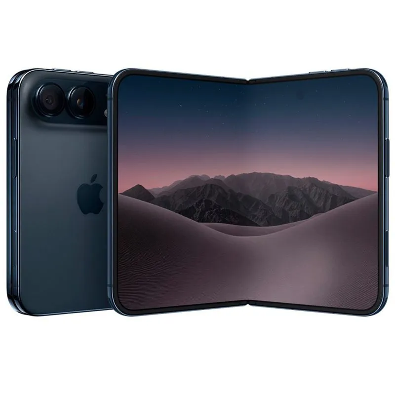 iPhone Duo Apple (256GB) Céu Noturno, Tela Dobrável Super Retina XDR, 5G e Câmera Fusion 48 MP