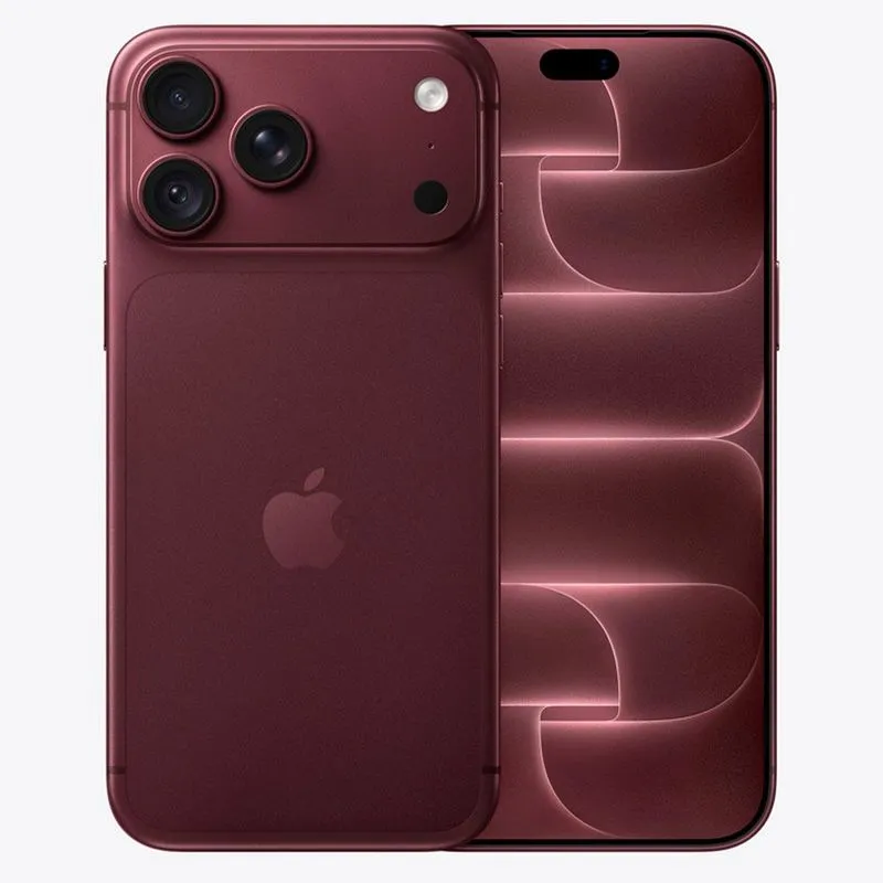 iPhone 18 Pro Max Apple (1TB) Bordô, Tela de 6,9", 5G e Sistema de Câmera Fusion Pro de 48MP
