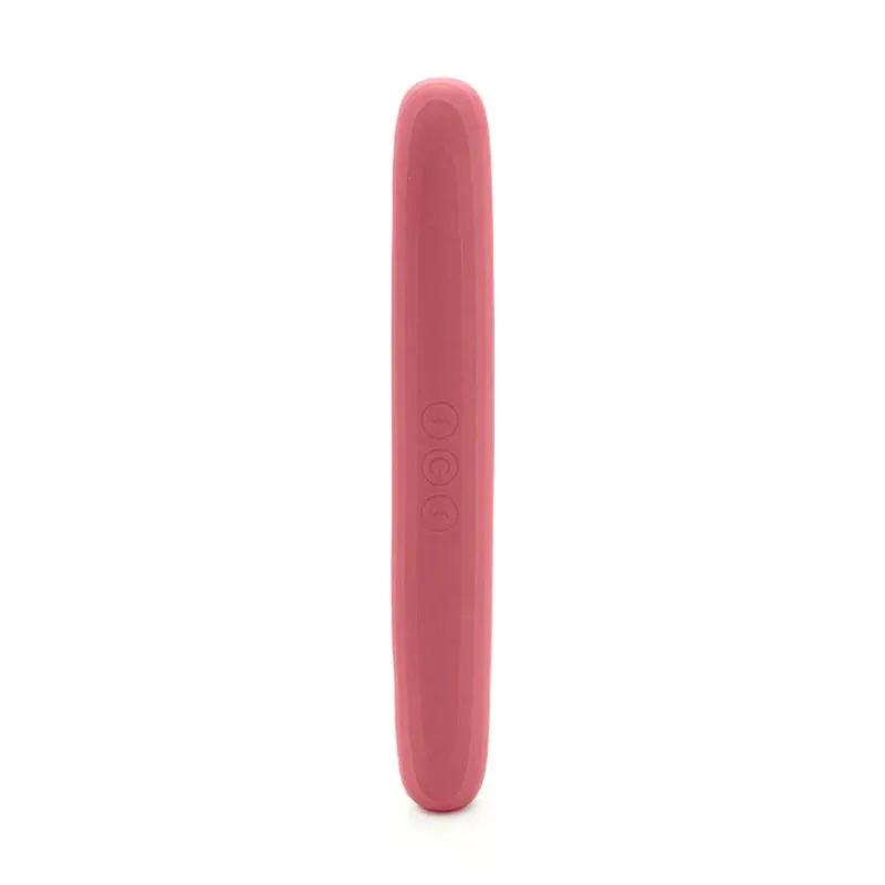 Vibrador de Ponta Dupla Revestido em Silicone 10 Modos de Vibração Me Ame Sex Toys