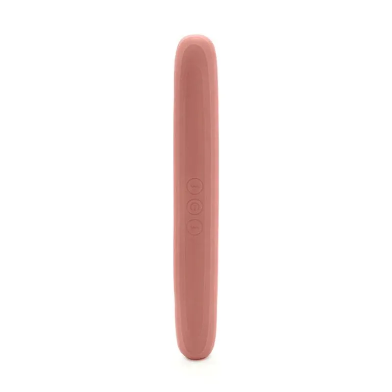 Vibrador de Ponta Dupla Revestido em Silicone 10 Modos de Vibração Me Ame Sex Toys