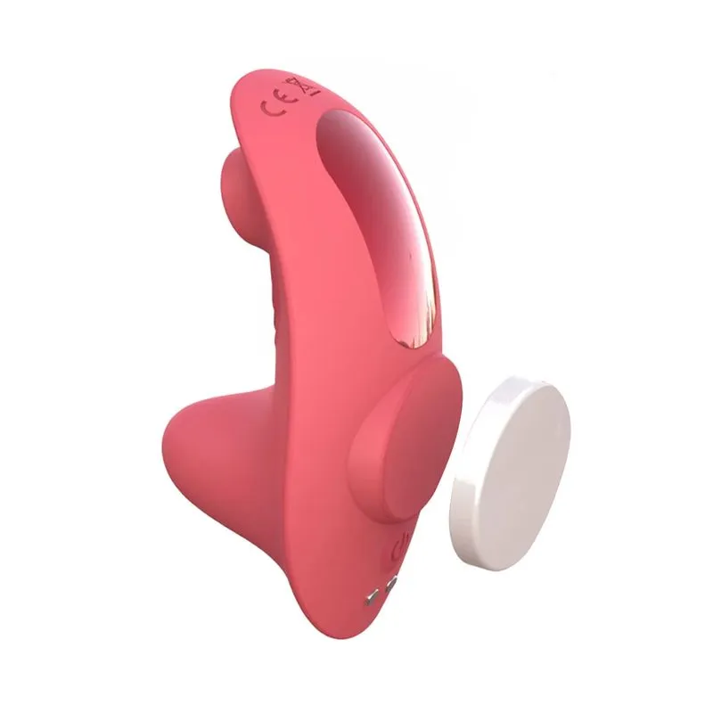 Vibrador de Calcinha com Sugador de Clitóris e Controle Remoto Me Ame Sex Toys