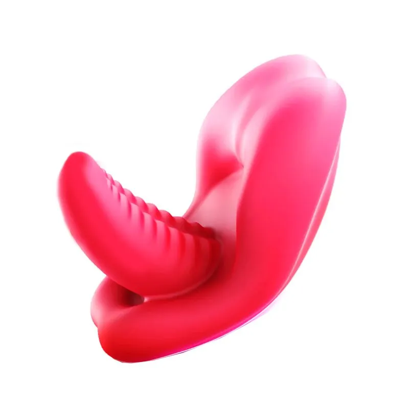 Vibrador de Calcinha em Formato de Boca com 10 Modos de Vibração via Aplicativo Me Ame