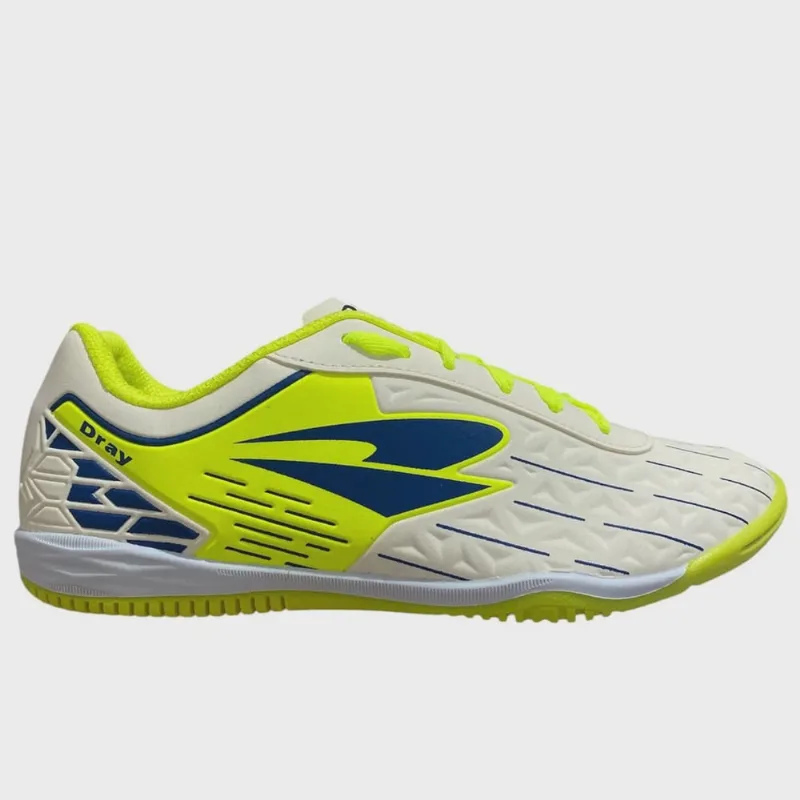 Chuteira Futsal Dray TopFly 360 Unissex Creme