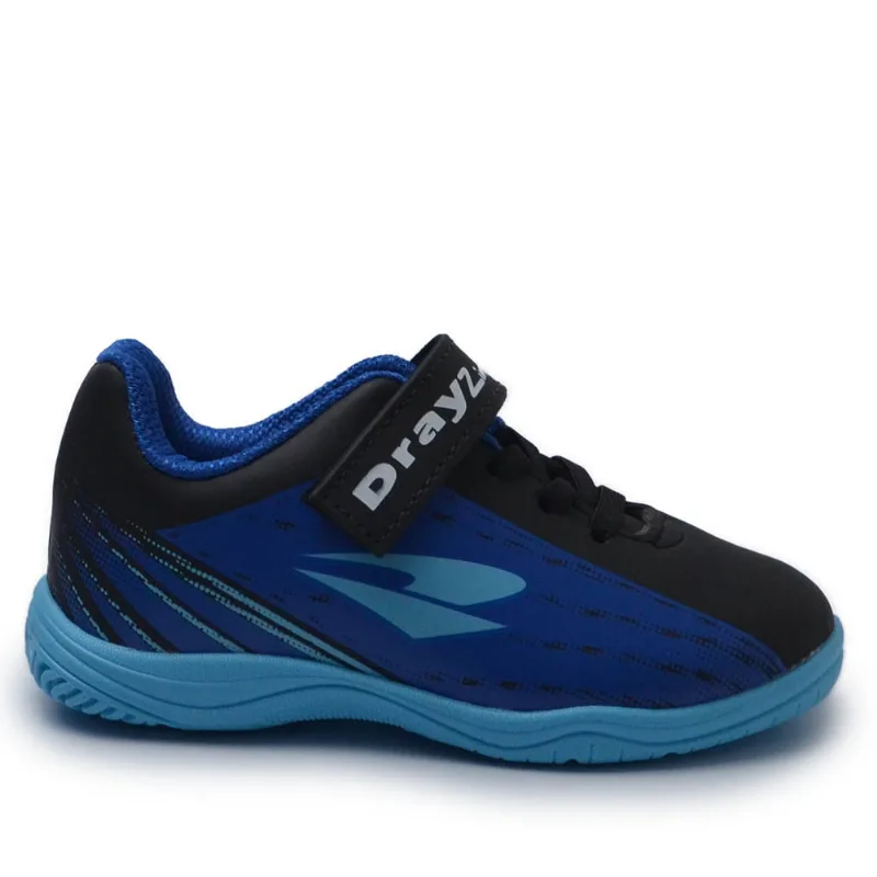 Chuteira Futsal Infantil Drayzinho Masculina 5501.10.15.306 PRETO/AZUL 28