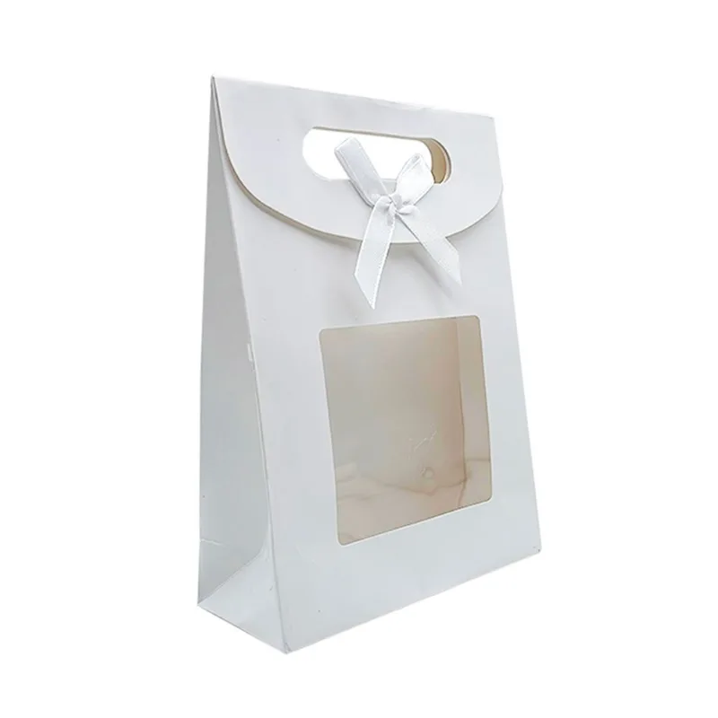 Sacola Branca com Visor 24x12x31cm 3802 SACOLA C/VISOR M