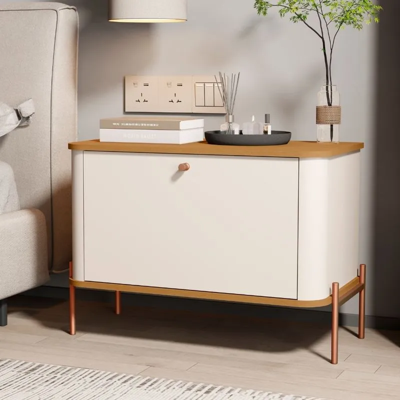 Mesa de Cabeceira 1 Porta Em MDF Tucupi JB Móveis