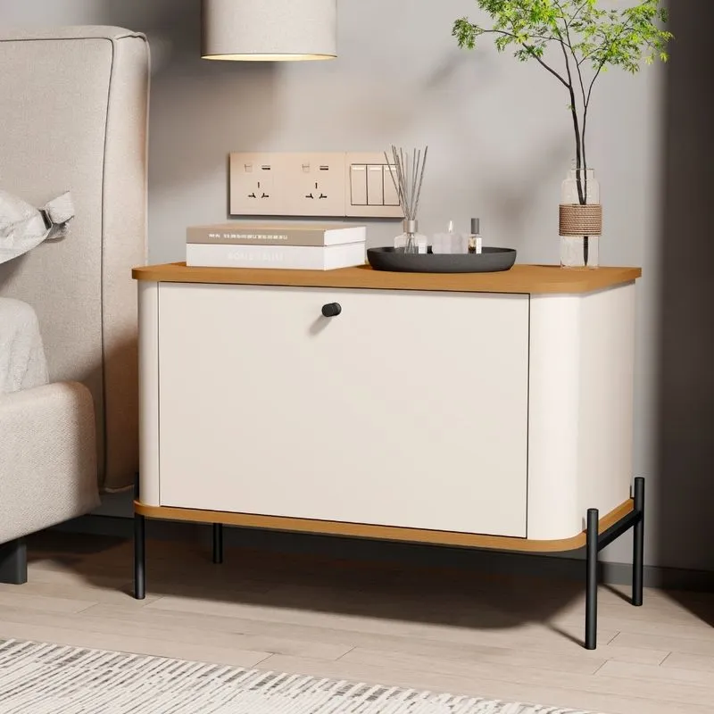 Mesa de Cabeceira 1 Porta Em MDF Tucupi JB Móveis
