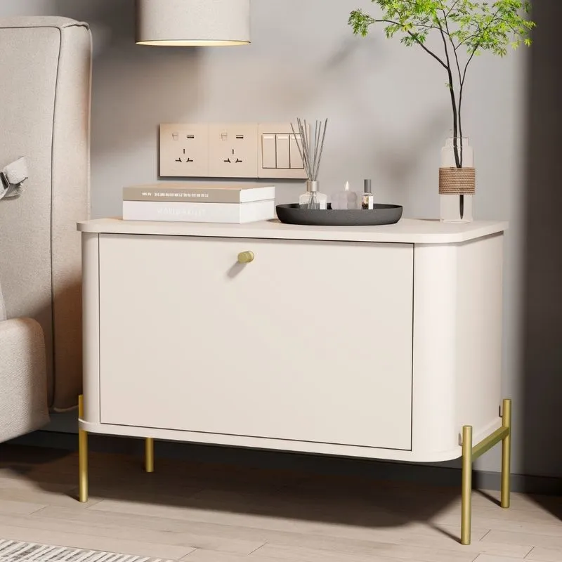 Mesa de Cabeceira 1 Porta Em MDF Tucupi JB Móveis