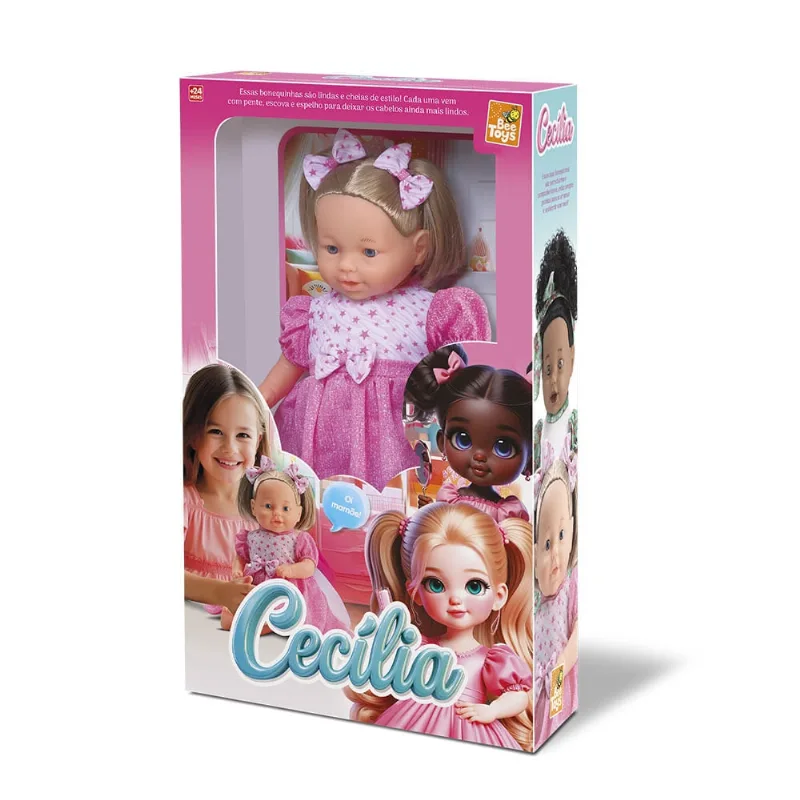 Boneca Cecillia Loira Bee Toys UNICA - Bee Toys
