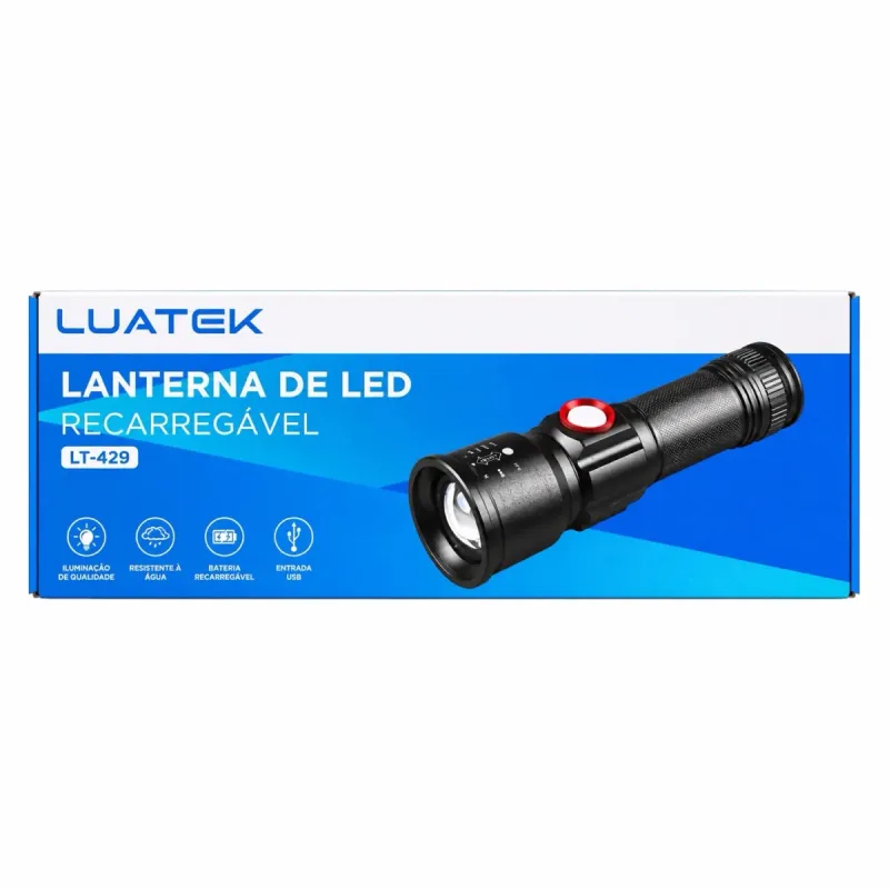 Lanterna de Led LT-429 Luatek
