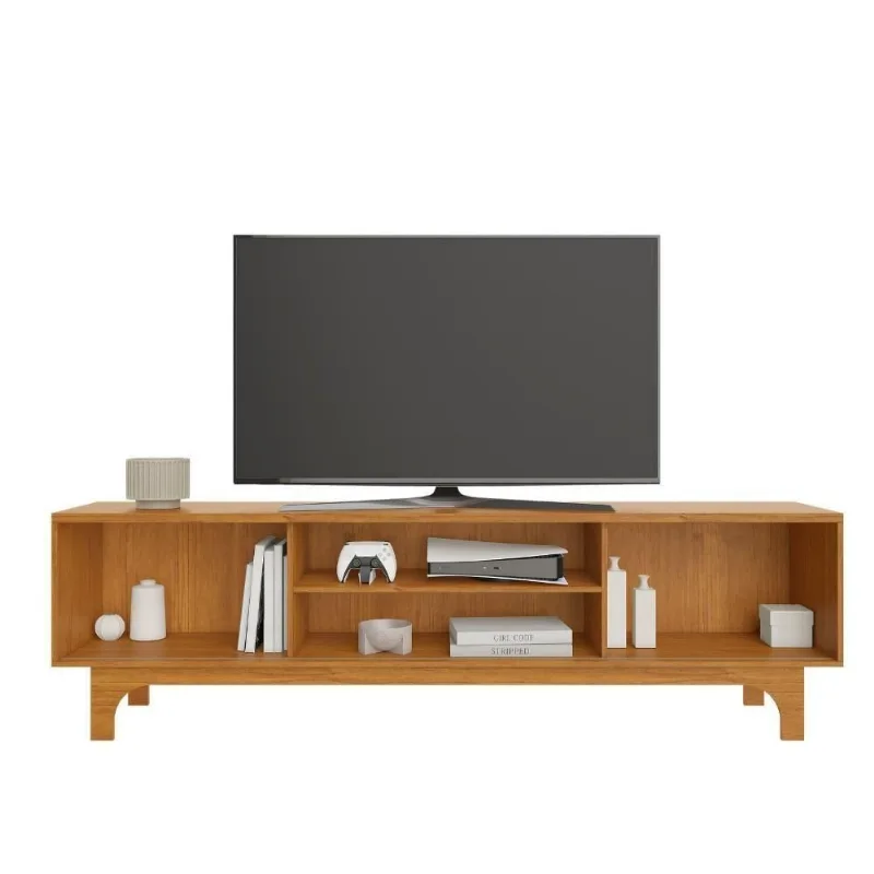 Rack Thor para TV 70" 200CM MDP-MDF com Portas Correr Cinza Thor