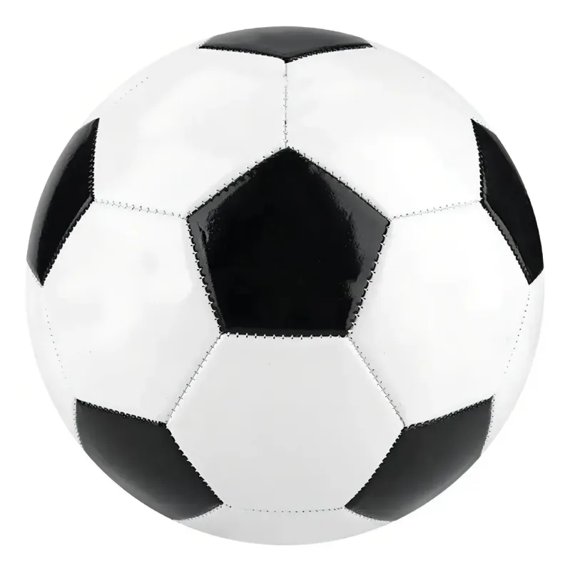 Bola de Futebol Nº5 Preta e Branca | Lojão Total