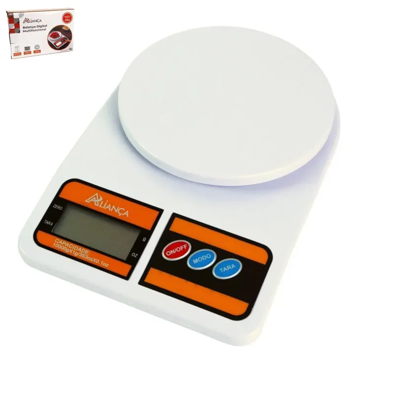 Balança Digital de Cozinha Multifuncional 10kg | Lojão Total