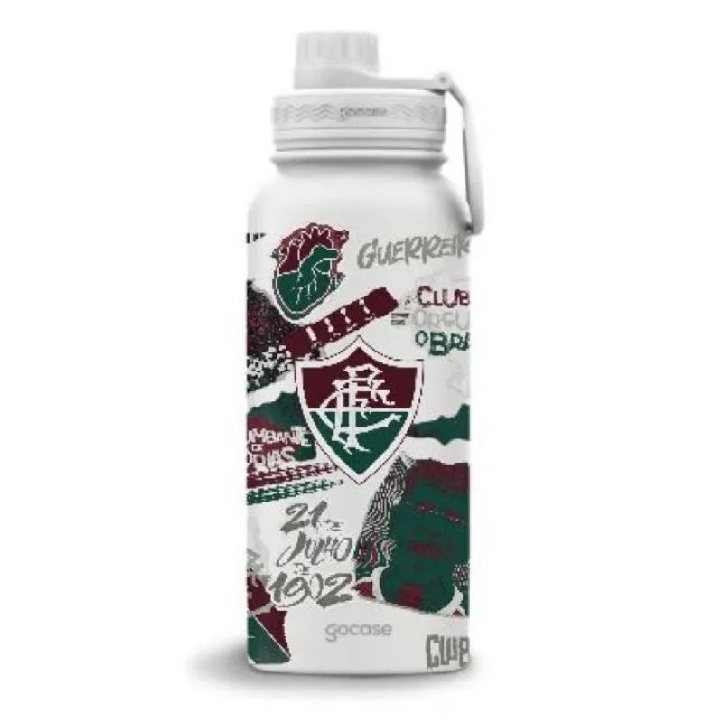 Garrafa Térmica Fresh 950ml Gocase - Fluminense - Colagem